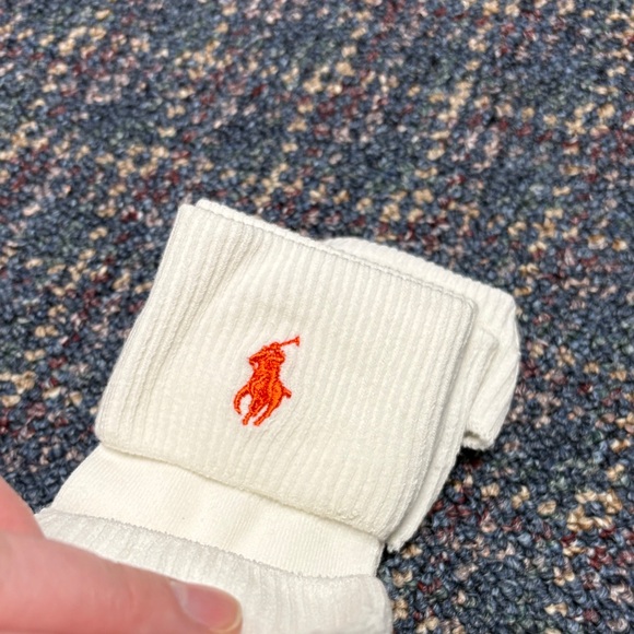 New Polo Ralph Lauren 6 pairs of white socks with multicolored logos - Picture 7 of 7
